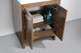 Aquamoon Abacos 23 1/2" Rosewood Modern Bathroom Vanity