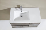 Aquamoon Delia 32" Pino/Perla Modern Bathroom Vanity