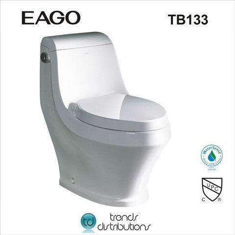 Eago TB133 White One Piece Toilet