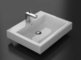 Aquamoon Abacos 23 1/2" Rosewood Modern Bathroom Vanity