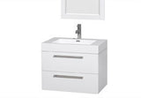 AQUA DECOR Life 31" Modern Bathroom Vanity - Nogal (Bath Trends Exclusive)