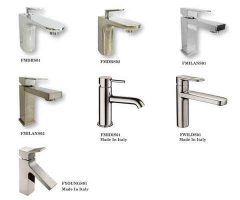 Aquamoon Granada 60 1/4" Wengue Double Sink Modern Bathroom Vanity