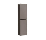 Aquamoon Vigo Grey Brown Bathroom Linen Cabinet